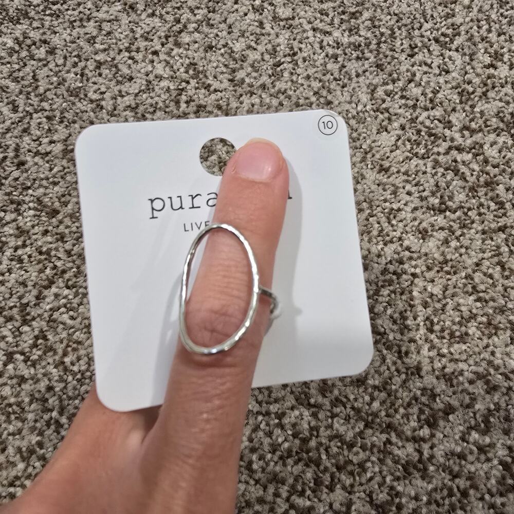 NEW NWT Pura Vida Oval Open Ring | Size 10